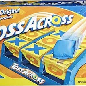 Mattel Games Toss Across - Interactive Beanbag Tic Tac Toe Game for Kids