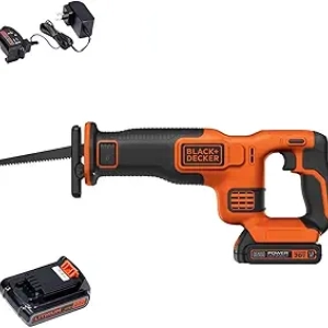 BLACK+DECKER 20V MAX Cordless Reciprocating Saw Kit (BDCR20C) - Professional Power Cutting Tool
