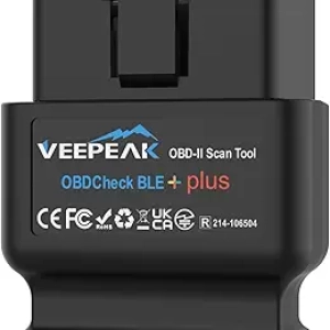 Veepeak OBDCheck BLE+ Bluetooth OBD2 Scanner for iOS & Android | Wireless Car Diagnostic Tool