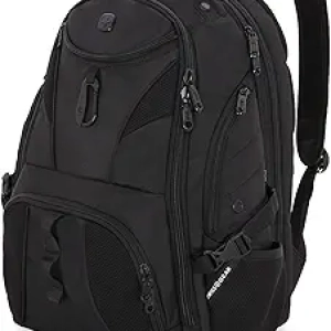 SwissGear 1900 ScanSmart 17" Laptop Backpack - TSA Friendly Tech Bag with RFID Protection