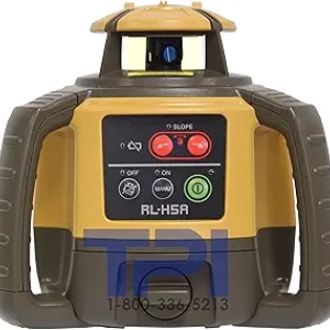 Topcon RL-H5A Self-Leveling Rotary Laser 800m Range | IP66 Construction Laser Kit