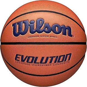 Wilson Evolution Indoor Basketball - Official NFHS Approved Game Ball