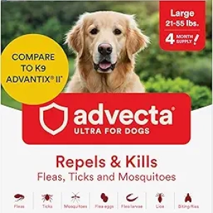Advecta Ultra Flea & Tick Prevention for Large Dogs - 4 Month Supply