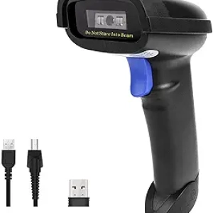 NETUM Bluetooth Barcode Scanner NT-1228BC | Wireless & Wired | iPhone, Android, PC Compatible