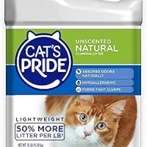 Cat's Pride Lightweight Clumping Litter - Natural Odor Control, 10 lbs