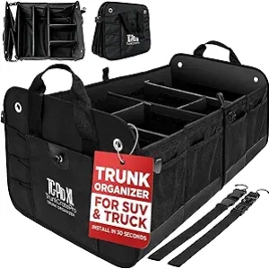TRUNKCRATEPRO XL Premium Trunk Organizer for SUV & Truck - Heavy Duty Cargo Storage