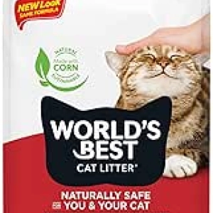 World's Best Cat Litter Multiple Cat Unscented 15lb - Natural, Dust-Free & USA Made