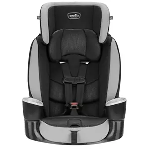 Evenflo Maestro Sport High-Back Booster Car Seat, 22-110 lbs, Granite Gray