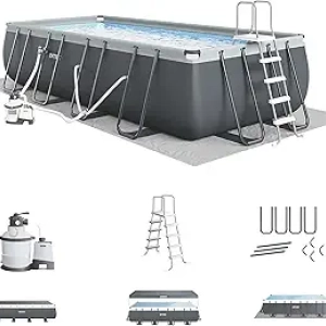 Intex 18x9x52 Ultra XTR Rectangular Frame Pool with Pump - Above Ground