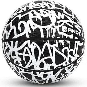 AND1 Chaos Rubber Basketball Size 7 - Indoor/Outdoor Regulation Ball