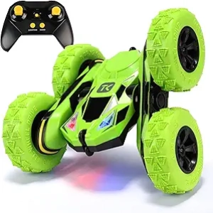 4WD RC Stunt Car for Kids 6-12 | 360° Flips & Double-Sided Driving Toy