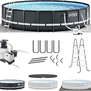 INTEX 26333EH 20ft Ultra XTR Above Ground Pool Set - 2100 GPH Sand Filter Pump
