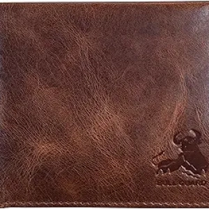 BULL GUARD RFID Blocking Bifold Wallet - Genuine Leather Men's Wallet with 11 Card Slots