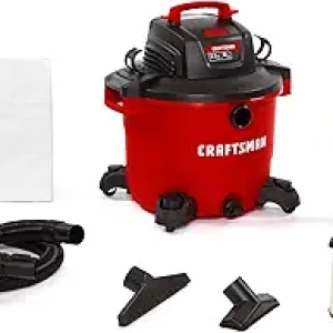 CRAFTSMAN 16 Gallon 6.5 Peak HP Wet Dry Vacuum with Blower Port & Accessories