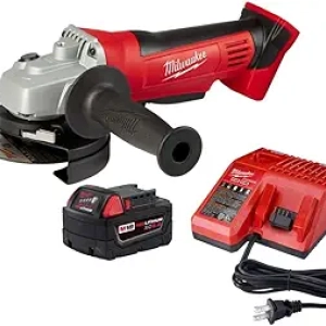 Milwaukee M18 4-1/2" Cordless Angle Grinder Kit - 18V Battery & Charger