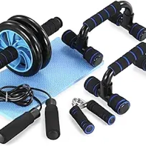 TOMSHOO AB Wheel Roller Kit 5-in-1 Home Gym Equipment for Core Strength