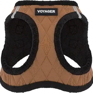 Soft Plush No Pull Harness for Small Dogs & Cats | Reflective & Secure