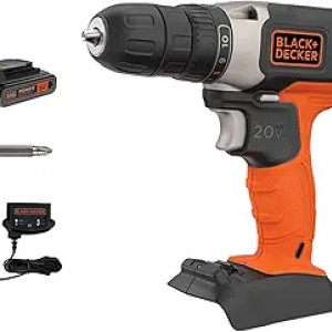 BLACK+DECKER 20V MAX Cordless Drill Kit - Complete Set with Battery & Charger