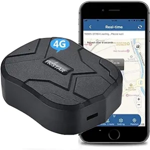 4G GPS Tracker for Vehicles - Real-time Car Tracking with 10000mAh Battery