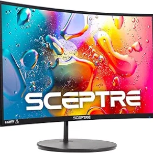 Sceptre 24" Curved Gaming Monitor 1080p 75Hz - 1800R Immersive Display