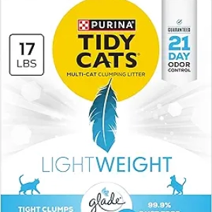Purina Tidy Cats Lightweight Clumping Cat Litter - 17 lb Multi-Cat Formula