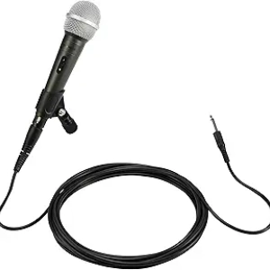 Amazon Basics Dynamic Microphone | Professional Vocal Mic for Karaoke & Podcasting