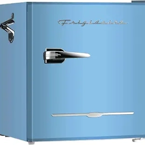 Frigidaire EFR176 1.6 cu. ft. Retro Bar Fridge with Side Bottle Opener - Blue