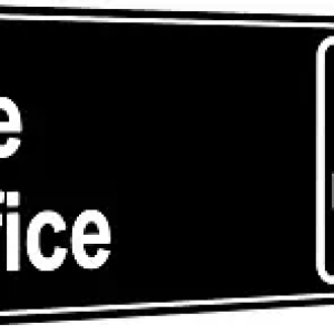 The Office Sign 9x3 Inch - Premium Acrylic Self-Adhesive Door & Wall Decor