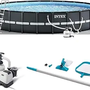 INTEX 26329EH Ultra XTR 18ft Above Ground Swimming Pool Set with Sand Filter
