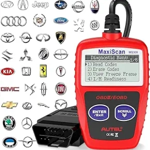 Autel MS309 OBD2 Scanner - Universal Car Diagnostic Code Reader for 1996+ Vehicles