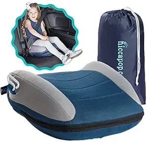 Hiccapop UberBoost Inflatable Booster Car Seat - Portable & Safety Certified