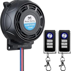 Rupse Motorcycle Alarm System Anti Theft 125dB Remote Control for All Bikes