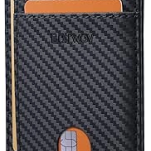 Slim RFID Blocking Wallet for Men & Women | Minimalist Front Pocket Leather Design