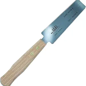 SUIZAN 5" Flush Cut Japanese Pull Saw | Professional Ryoba Handsaw for Woodworking