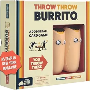 Throw Throw Burrito Dodgeball Card Game | 2-6 Players Party Game