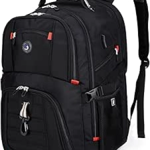 50L Travel Laptop Backpack with USB Charging - TSA Approved Business Backpack for Men & Women