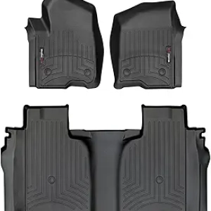 WeatherTech Custom Fit FloorLiners for Chevrolet Silverado 1500 & 2500HD/3500HD (2019-2025)