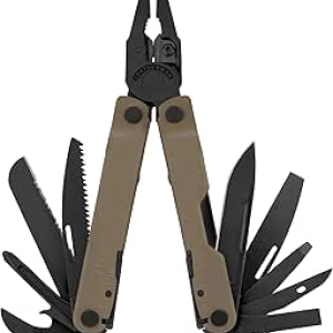 Leatherman Rebar Multitool 17-in-1 - Coyote Tan with Replaceable Wire Cutters