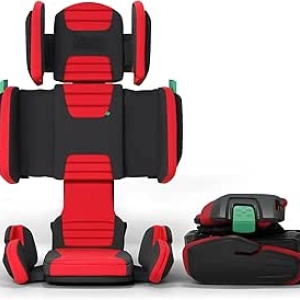 Mifold Hifold Adjustable Kids High Back Booster Car Seat - Racing Red | 243 Settings