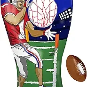 60-Inch Inflatable Football Target Toss Game for Kids Ages 8-12