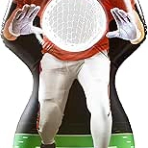 GoSports Inflataman Football Challenge - Touchdown Toss Game Set for 4 Players