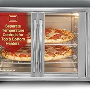 Elite Gourmet 47.5Qt French Door Convection Oven - 18-Slice Toaster & Rotisserie