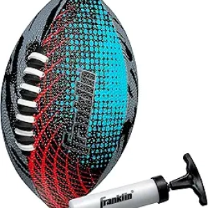 Franklin Sports Mystic Mini Football - Kids Soft Foam Football with Air Pump