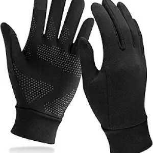 Unigear Touchscreen Running Gloves - Warm, Anti-Slip Liners for Men & Women
