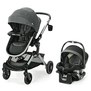 Graco Modes Nest 3-in-1 Travel System | Modular Carseat Stroller Combo