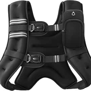 ZELUS Weighted Vest 6-30lb | Adjustable Fitness Training Vest with Reflective Stripes