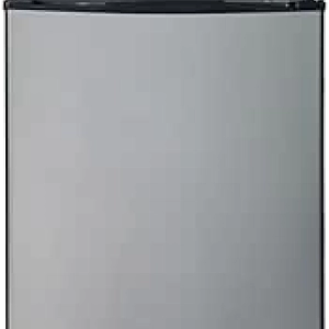 ARCTIC CHEF 2 Door Apartment Refrigerator 7.5 Cu Ft Stainless Steel Freezer