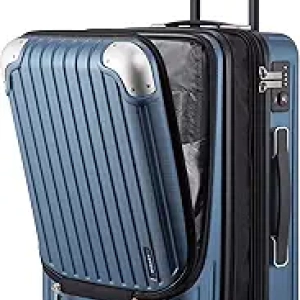 LEVEL8 Grace 20 Inch Carry On Luggage | TSA Approved Expandable Hard Shell Suitcase