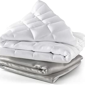 Cooling Weighted Blanket Queen 15lbs - Bamboo Rayon Cover | Cosy House
