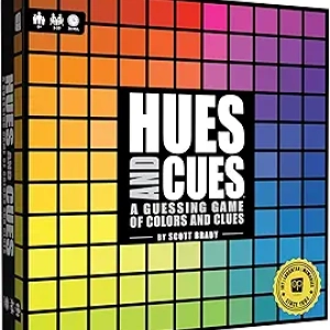 Hues and Cues - Color Guessing Board Game for 3-10 Players Ages 8+